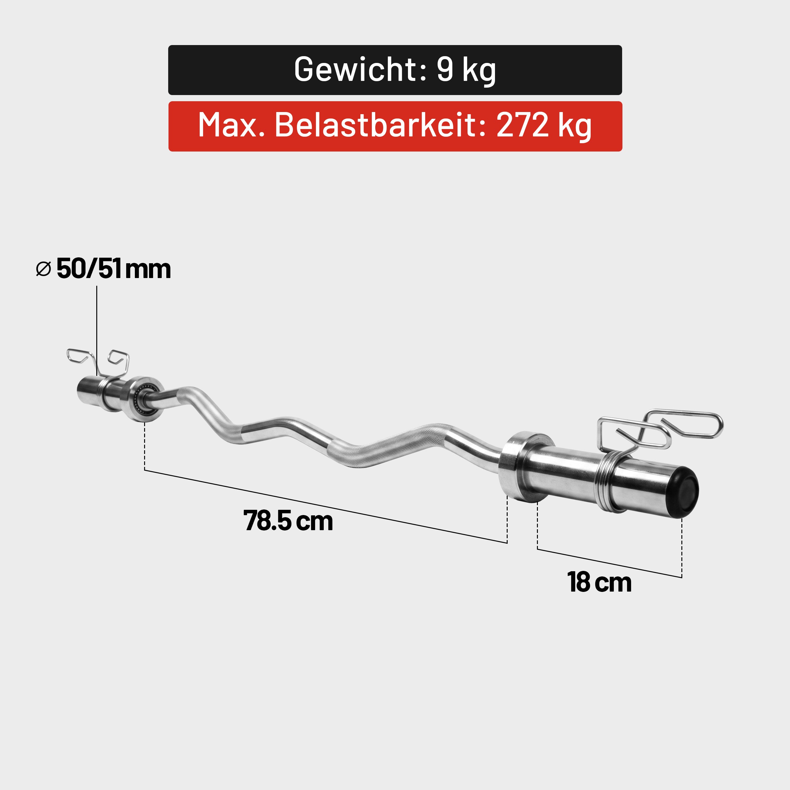 gyronetics-e-series-sz-hantelstange-olympia-120-cm-chrom image 7