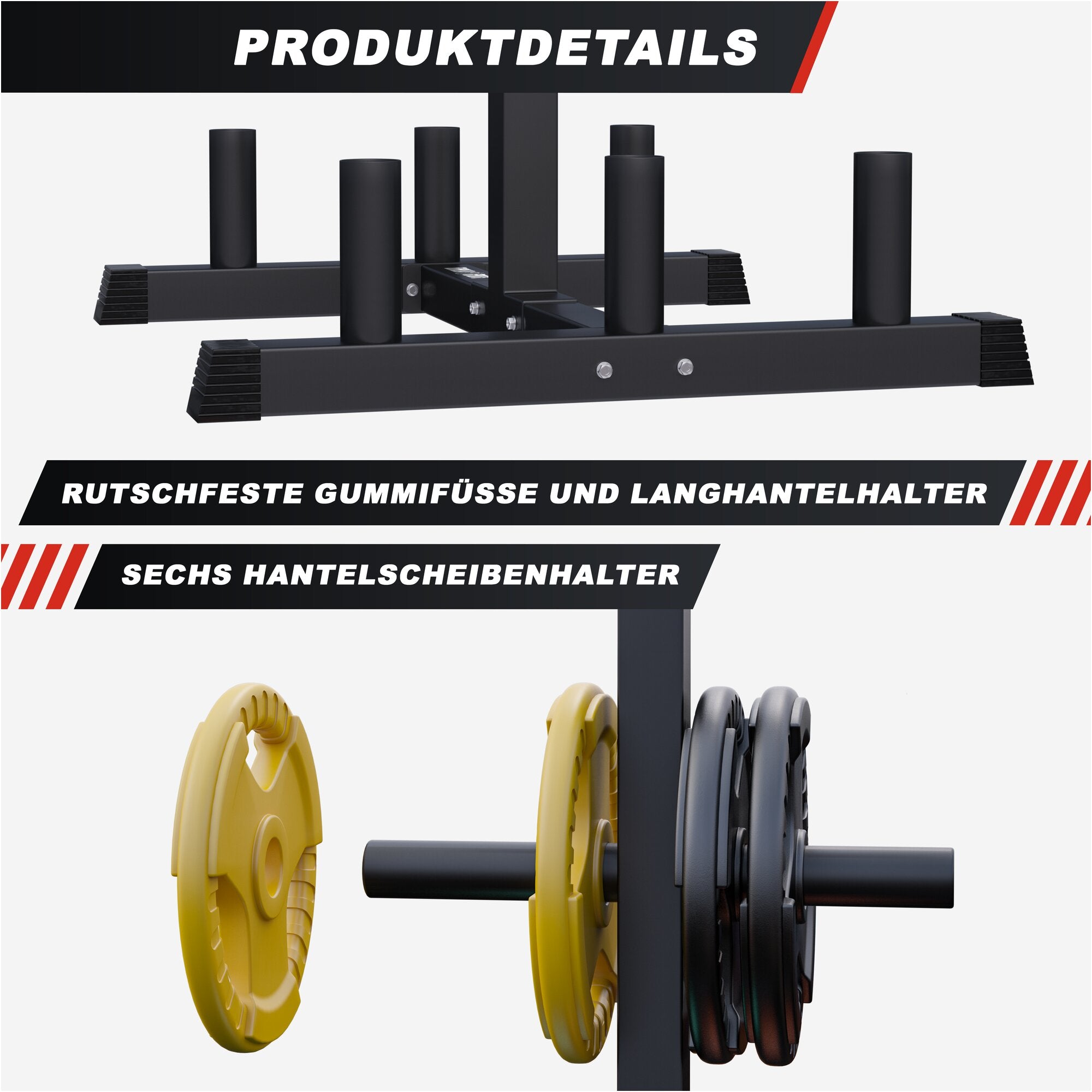 gyronetics-e-series-hantelst-nder-olympia-300-kg-schwarz image 3