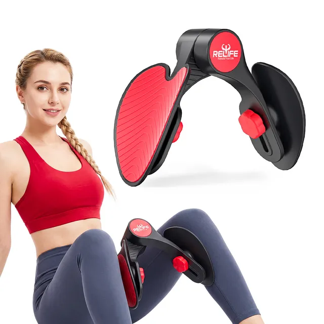 relife-resistance-bands-oberschenkeltrainer-beintrainer-schwarz-feder image 1