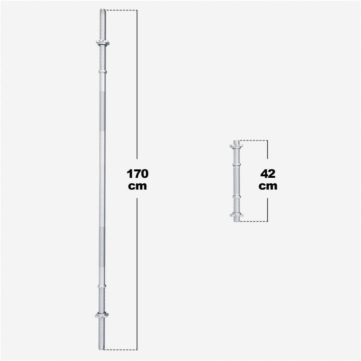 gyronetics-e-series-langhantel-set-gripper-60-kg-kunststoff image 3