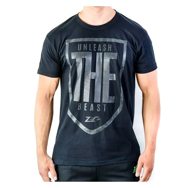 zec-unleash-the-beast-t-shirt-herren-schwarz-gr-e-l-baumwolle image 1