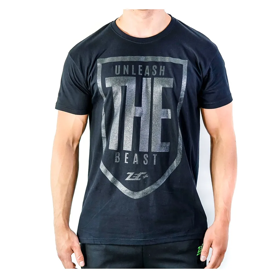 zec-unleash-the-beast-t-shirt-herren-schwarz-gr-e-l-baumwolle image 1