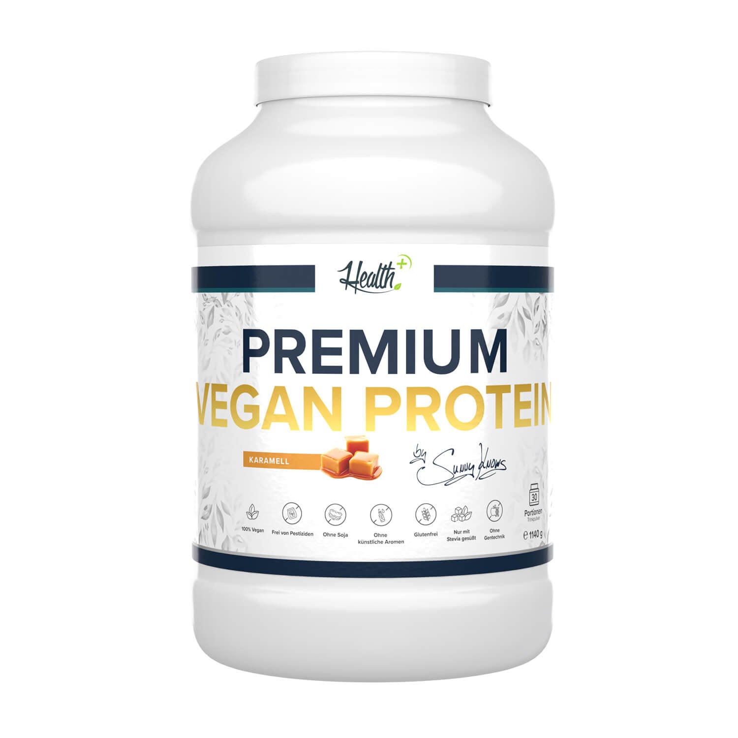 zec-plus-health-premium-vegan-protein-karamell-1140g image 1