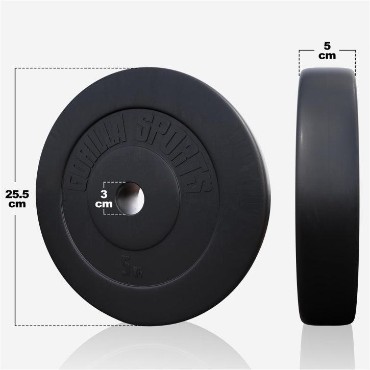 gyronetics-e-series-langhantelset-kunststoff-60-kg-sternverschluss image 6