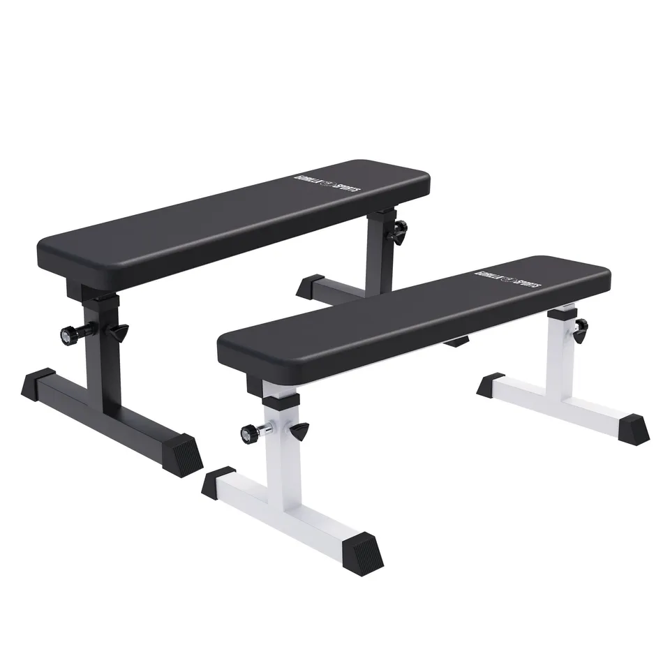 gyronetics-e-series-flachbank-verstellbar-hantelbank-schwarz-200kg image 1
