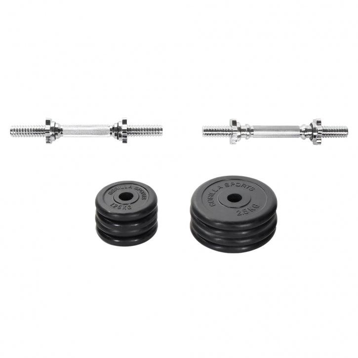 gyronetics-e-series-kurzhantelset-gummi-20-kg-sternverschluss image 4