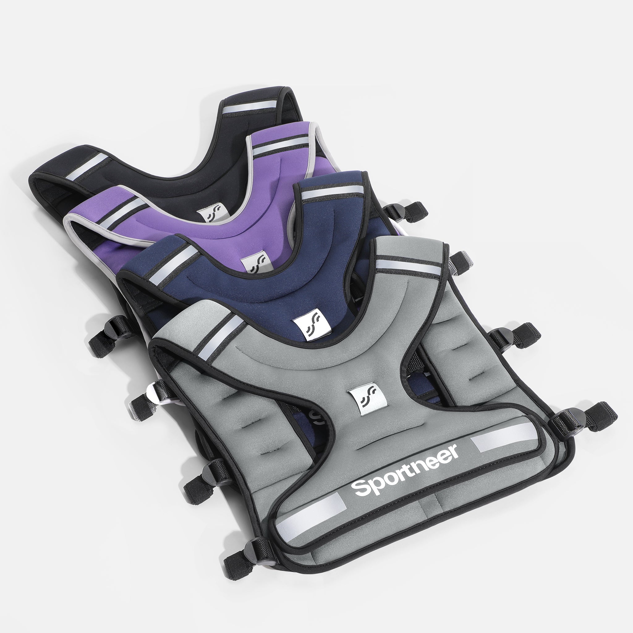 sportneer-wearable-weights-gewichtsweste-6-10-lbs-schwarz-verstellbar image 7