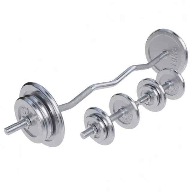 gyronetics-e-series-sz-curlset-70-kg-chrom-sternverschluss image 1