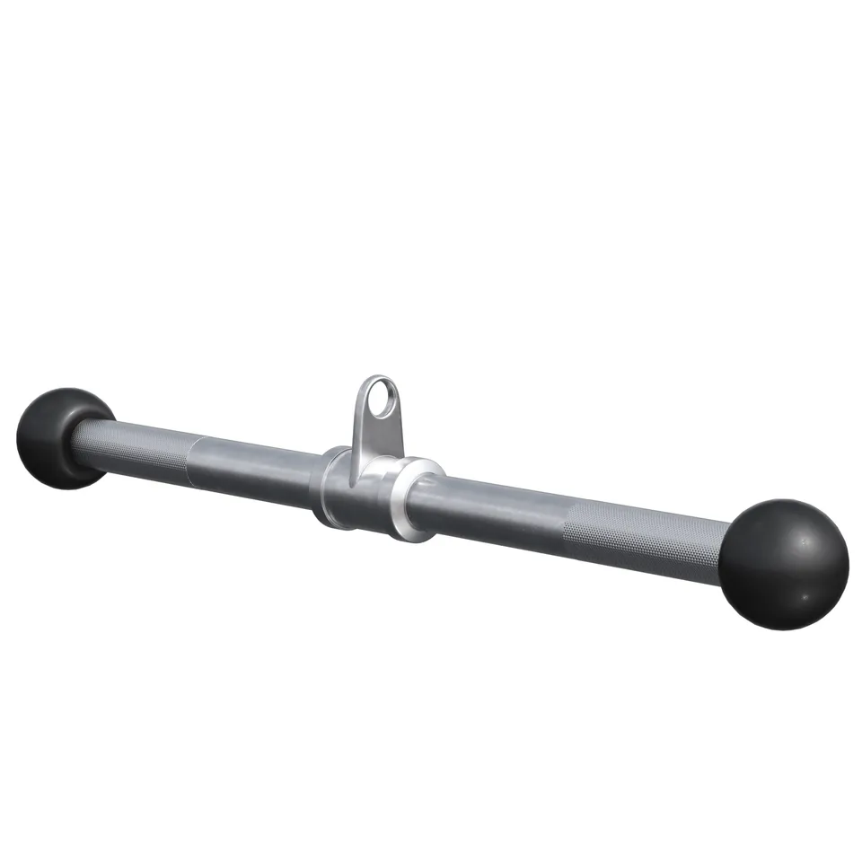gyronetics-e-series-trizeps-bizepsstange-chrom-gummi-200-kg image 1