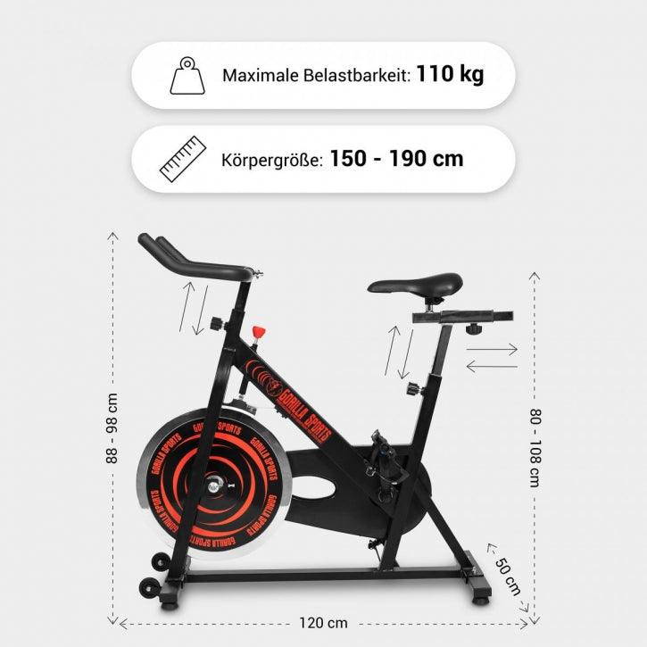 gyronetics-e-series-indoor-cycling-heimtrainer-13-kg-schwung image 5