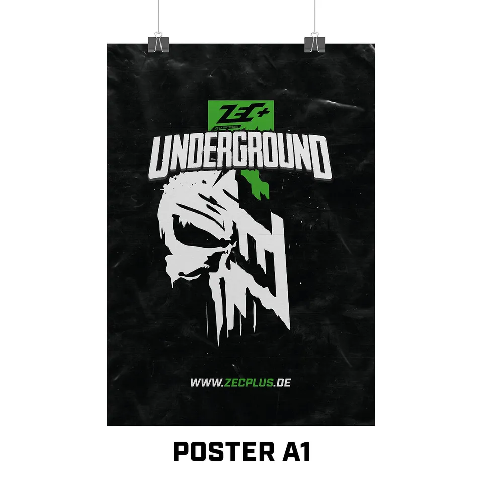 zec-poster-a1-punish-gym-fitness-wandposter image 1