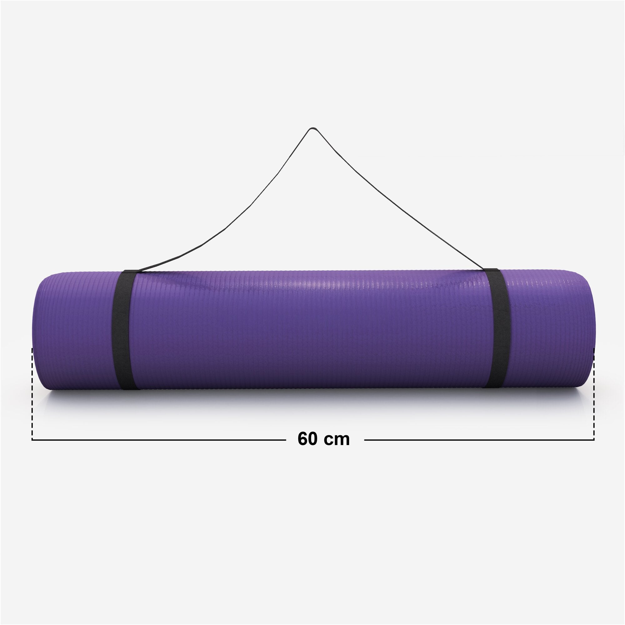 gyronetics-e-series-yogamatte-schwarz-190x60x1-5-cm-mit-gurt image 5