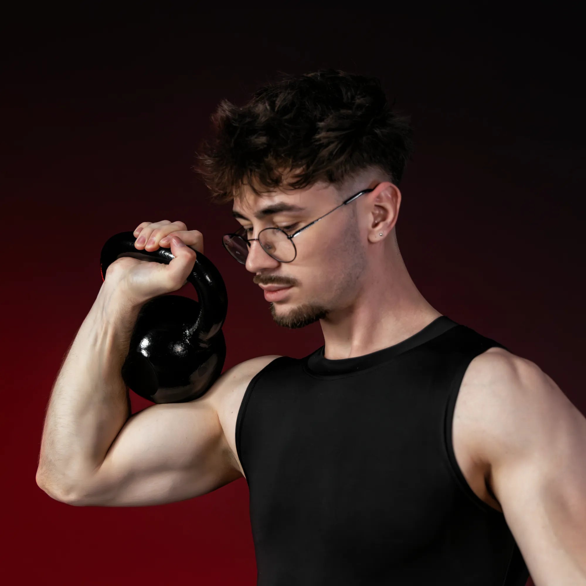 gyronetics-kettlebell-gusseisen-kugelhantel-16-kg-schwarz image 5