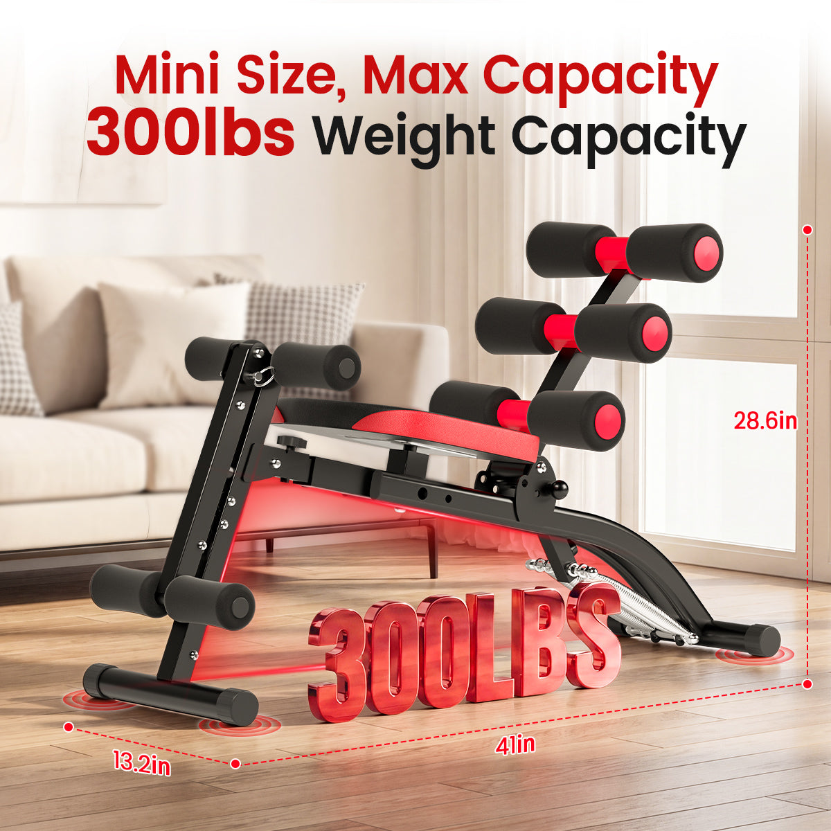 relife-ab-roller-bauchtrainer-klappbar-verstellbar-136-kg image 8