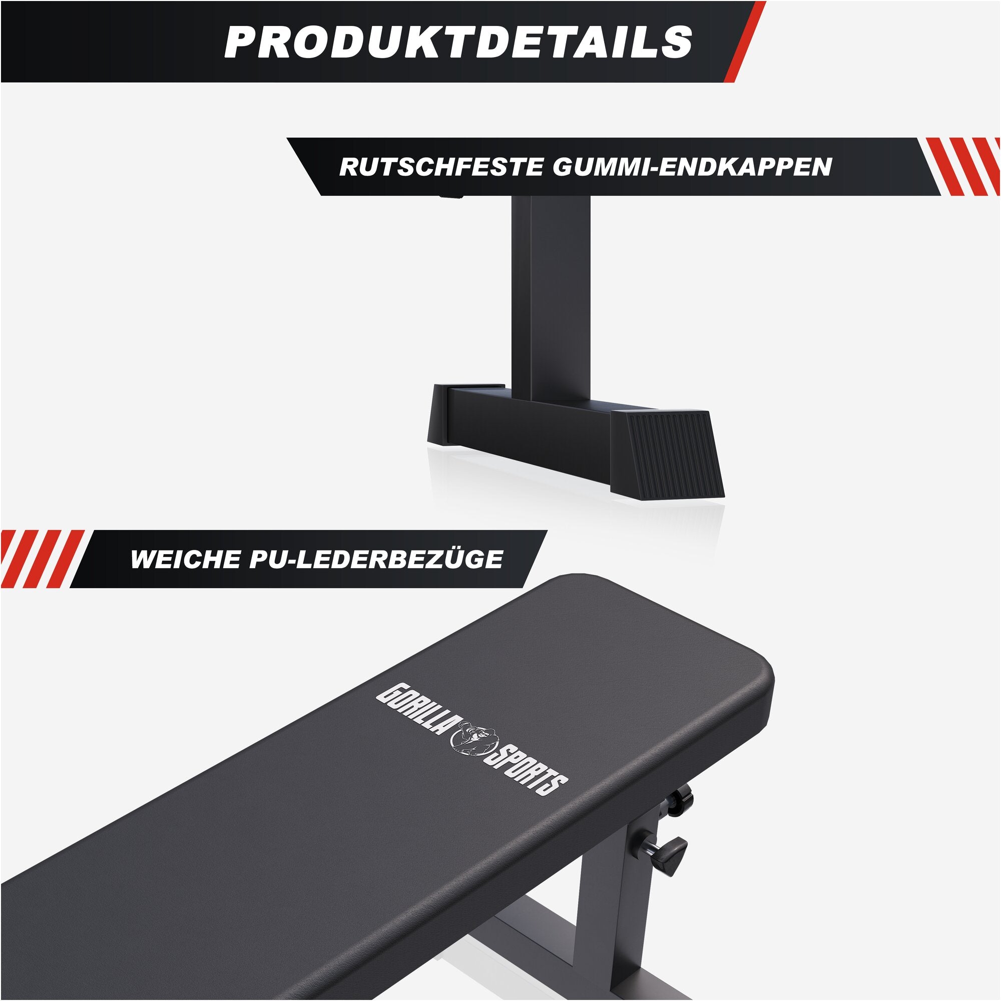 gyronetics-e-series-flachbank-verstellbar-hantelbank-schwarz-200kg image 4