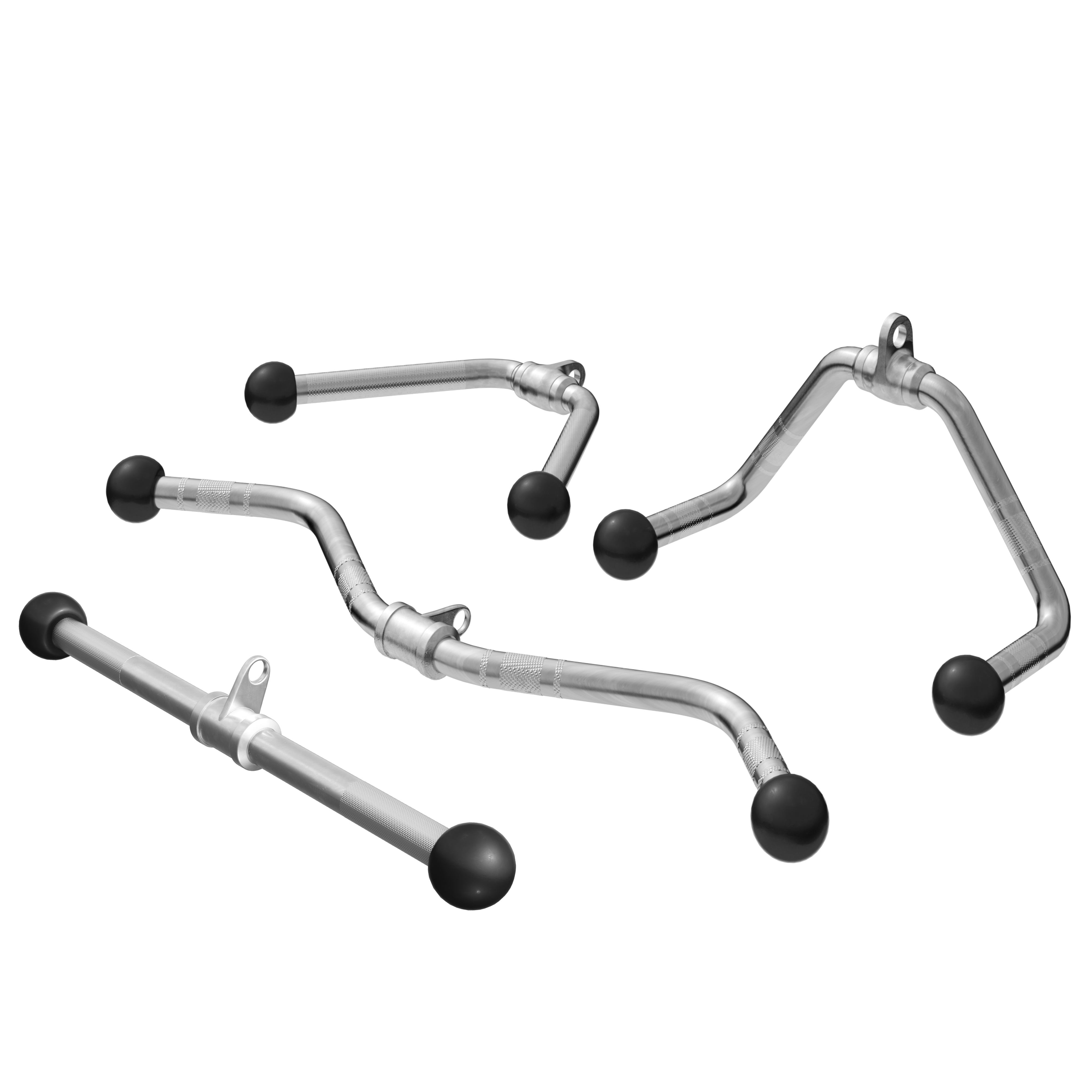 gyronetics-e-series-kabelzug-griffset-4-teilig-trizeps-chrom image 1