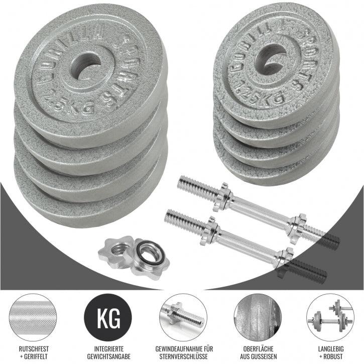 gorilla-sports-e-series-kurzhantel-set-gusseisen-20-kg-sternverschluss image 7