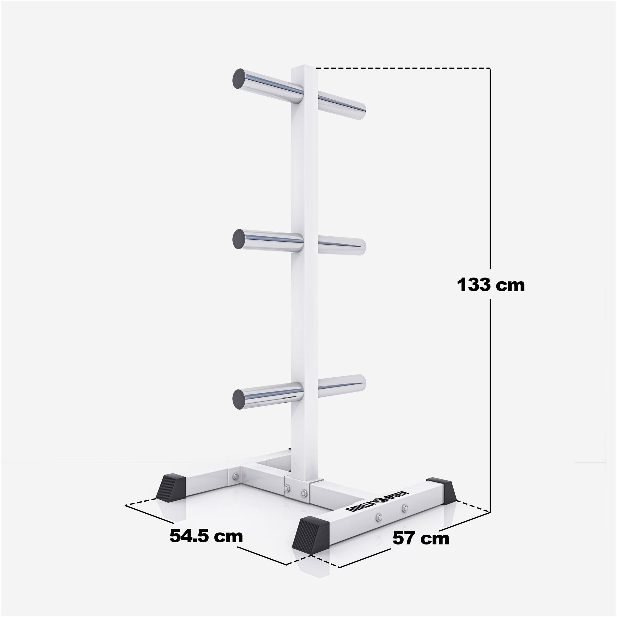 gyronetics-e-series-hantelscheibenst-nder-olympia-schwarz-350-kg image 8