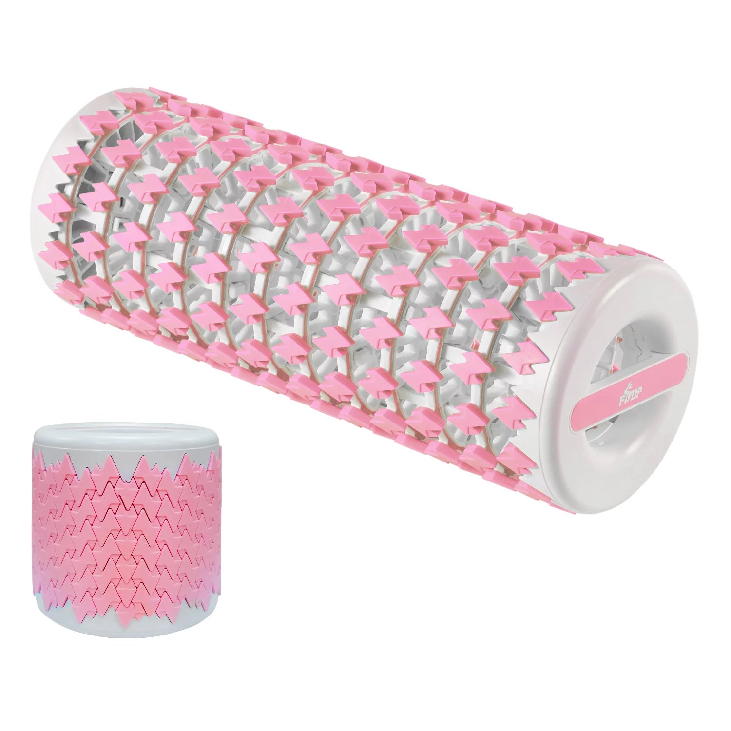 relife-resistance-bands-foam-roller-massage-pink image 7
