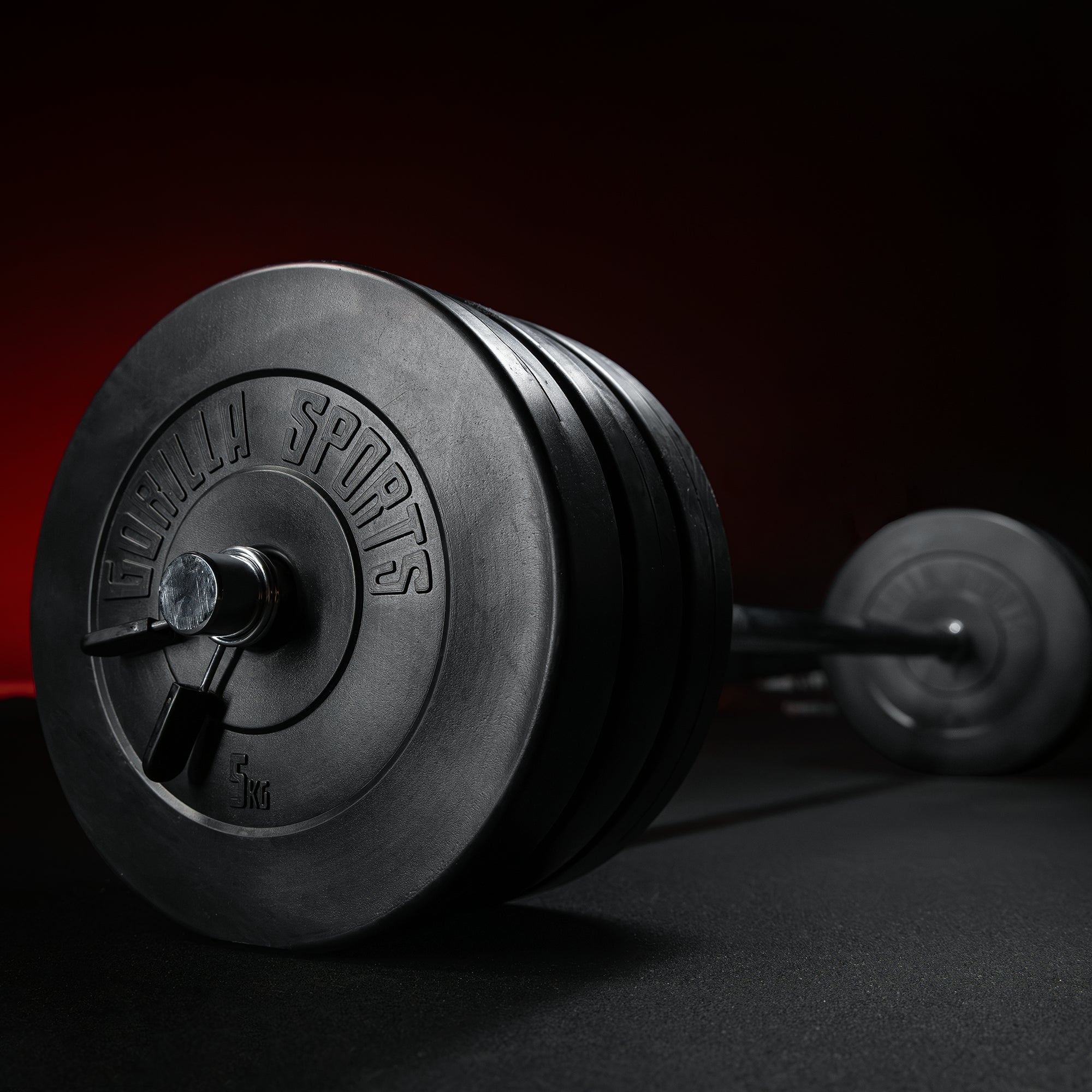 gorilla-sports-e-series-langhantel-set-38-kg-kunststoff-hantelset image 4