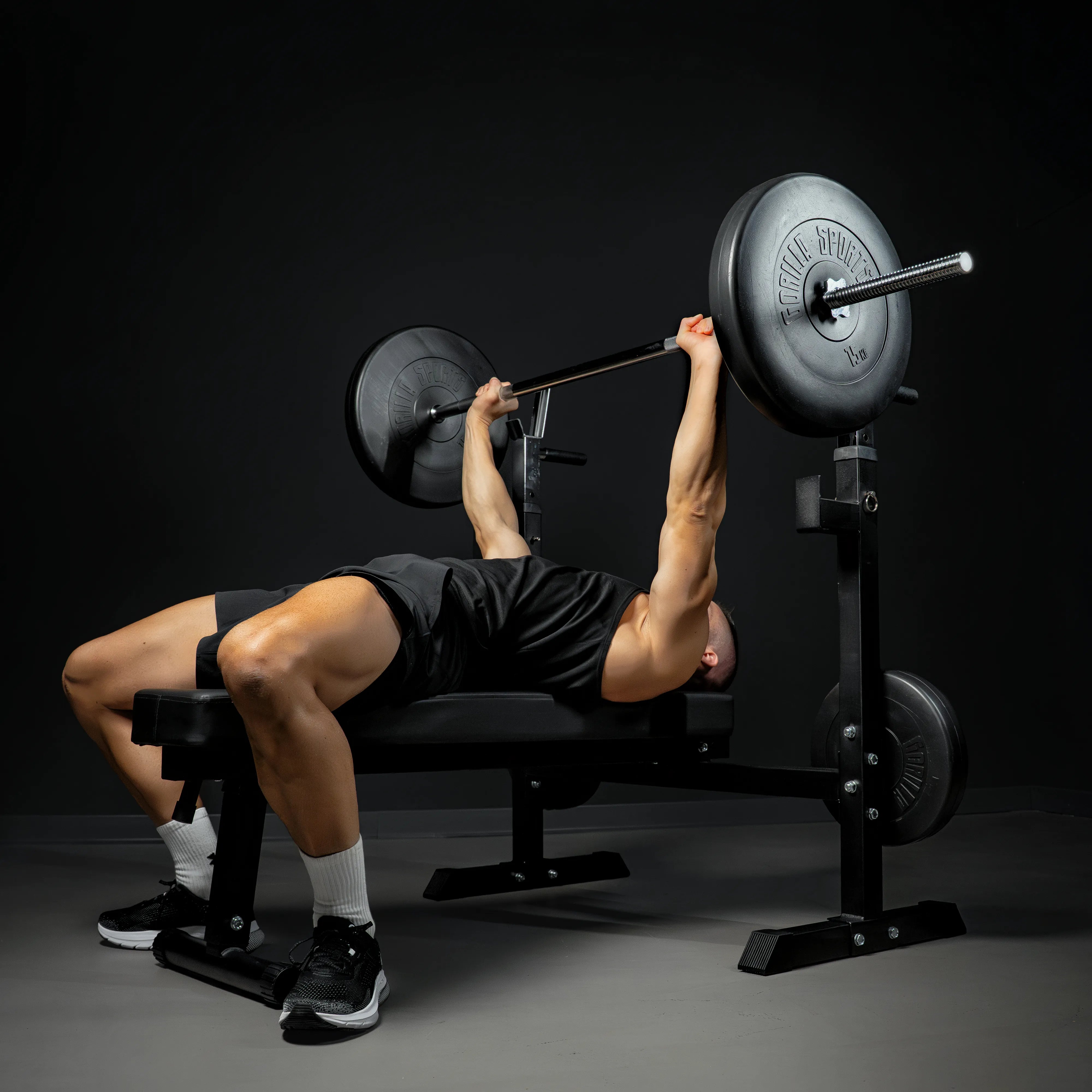 gyronetics-e-series-hantelbank-mit-ablage-set-70-kg image 2