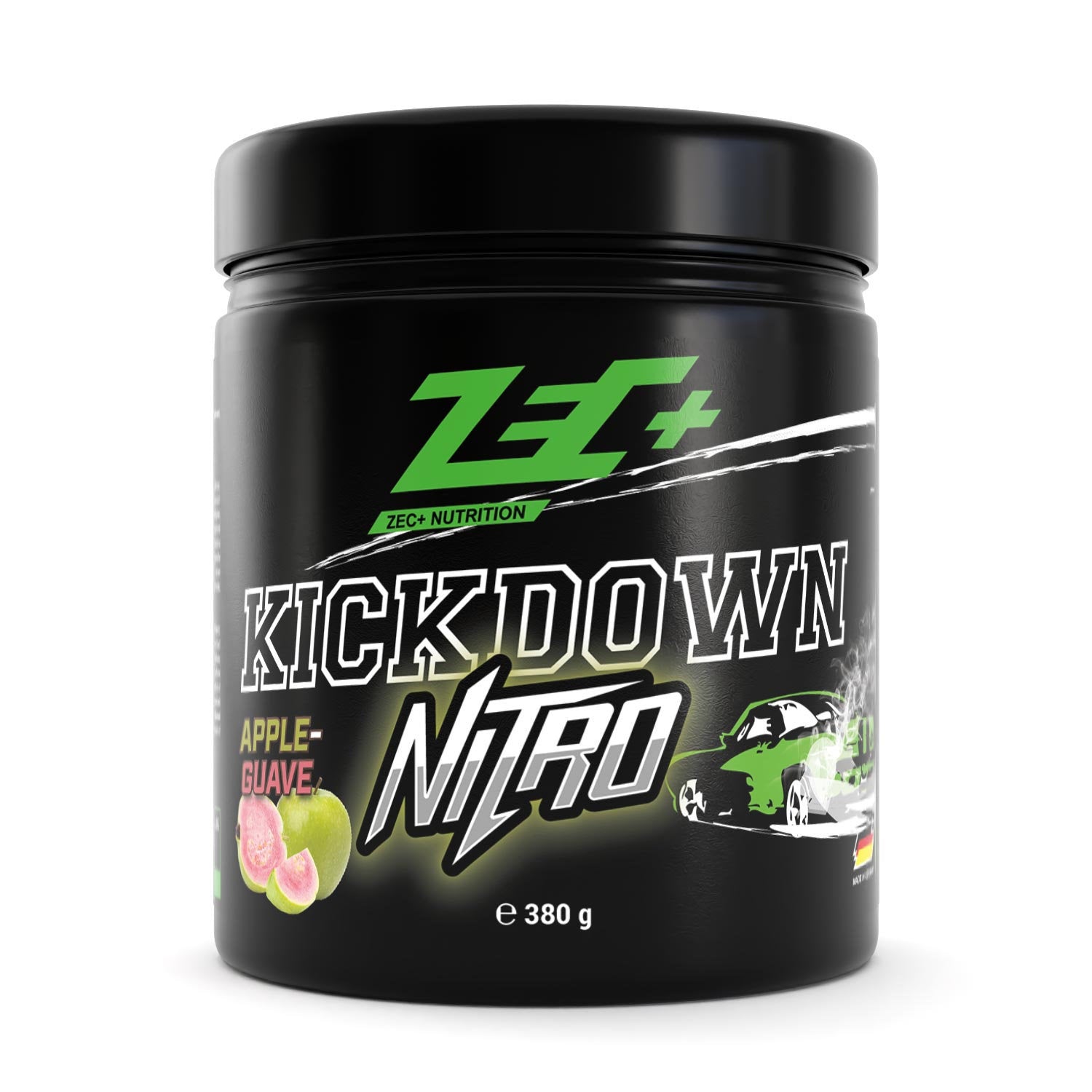 zec-kickdown-nitro-pre-workout-green-apple-380g image 7