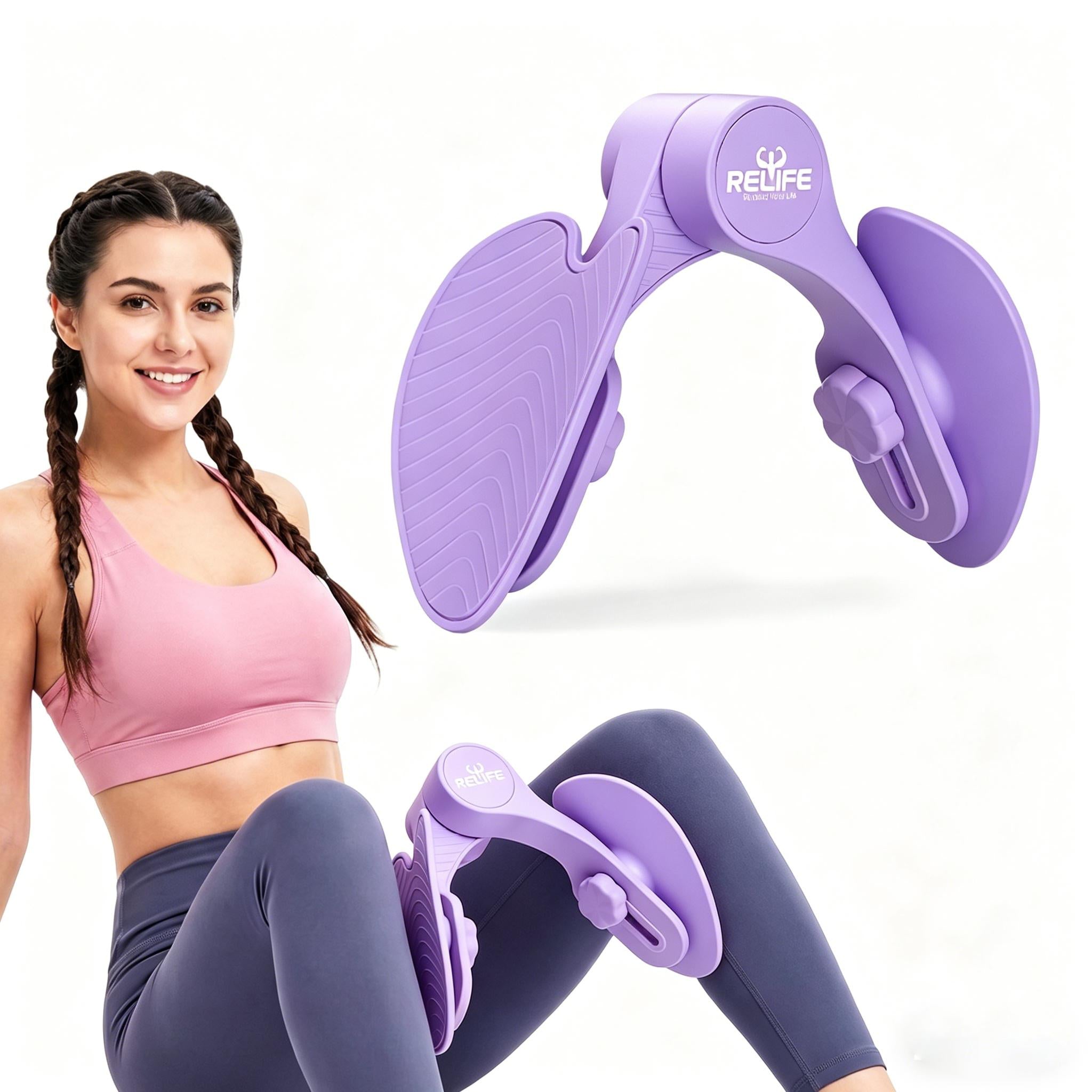 relife-resistance-bands-oberschenkeltrainer-beintrainer-schwarz-feder image 3