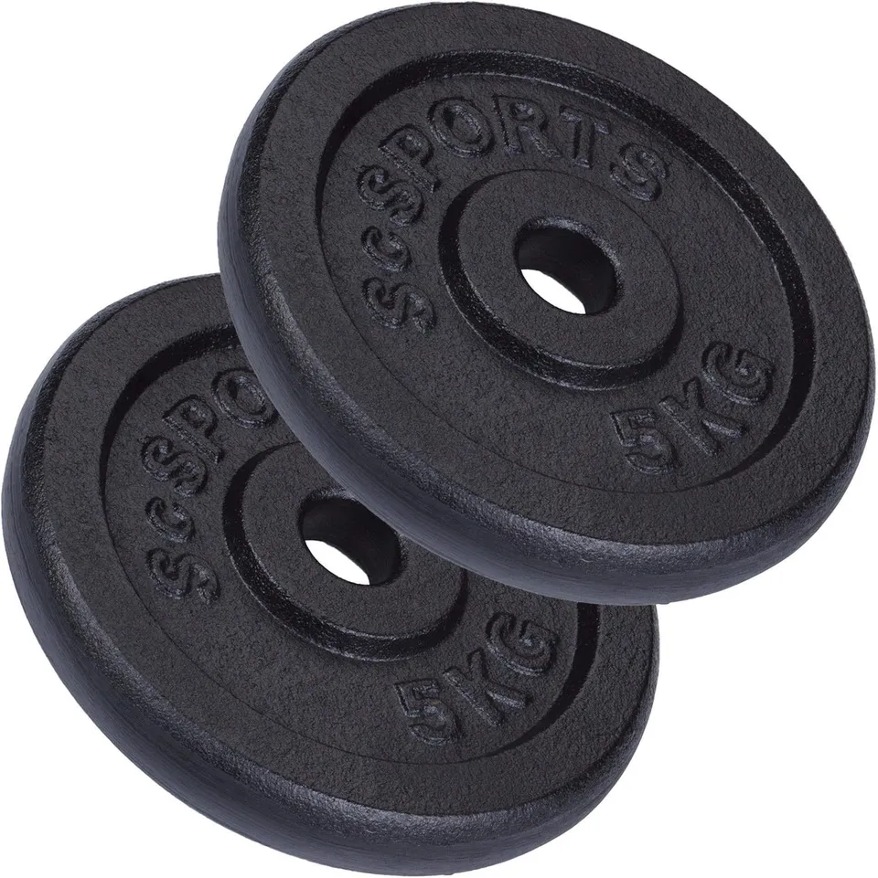 scsports-krafttraining-hantelscheiben-gusseisen-10-kg-2x5 image 1