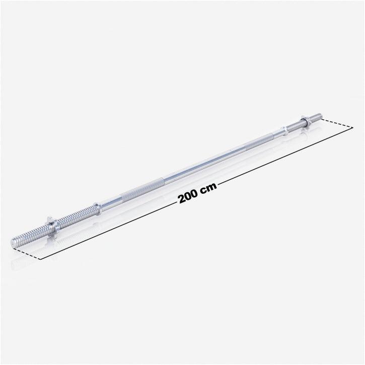 gyronetics-e-series-langhantel-200-cm-chrom-hantelstange-200-kg image 3