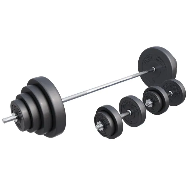 gyronetics-e-series-langhantelset-kunststoff-60-kg-sternverschluss image 1