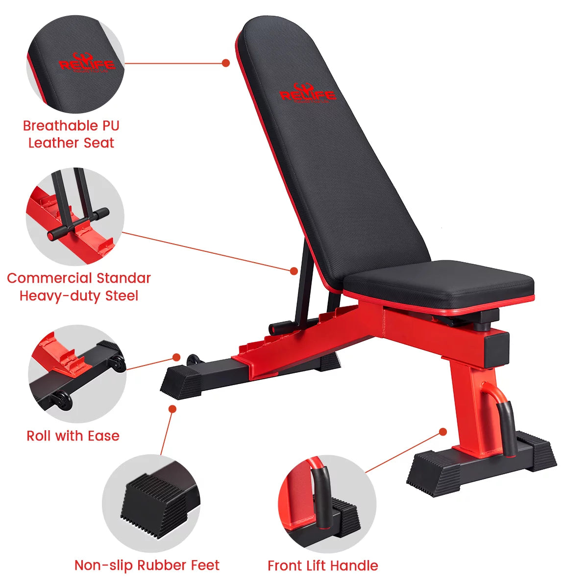 relife-weight-bench-wb603-commercial-hantelbank-schwarz image 6