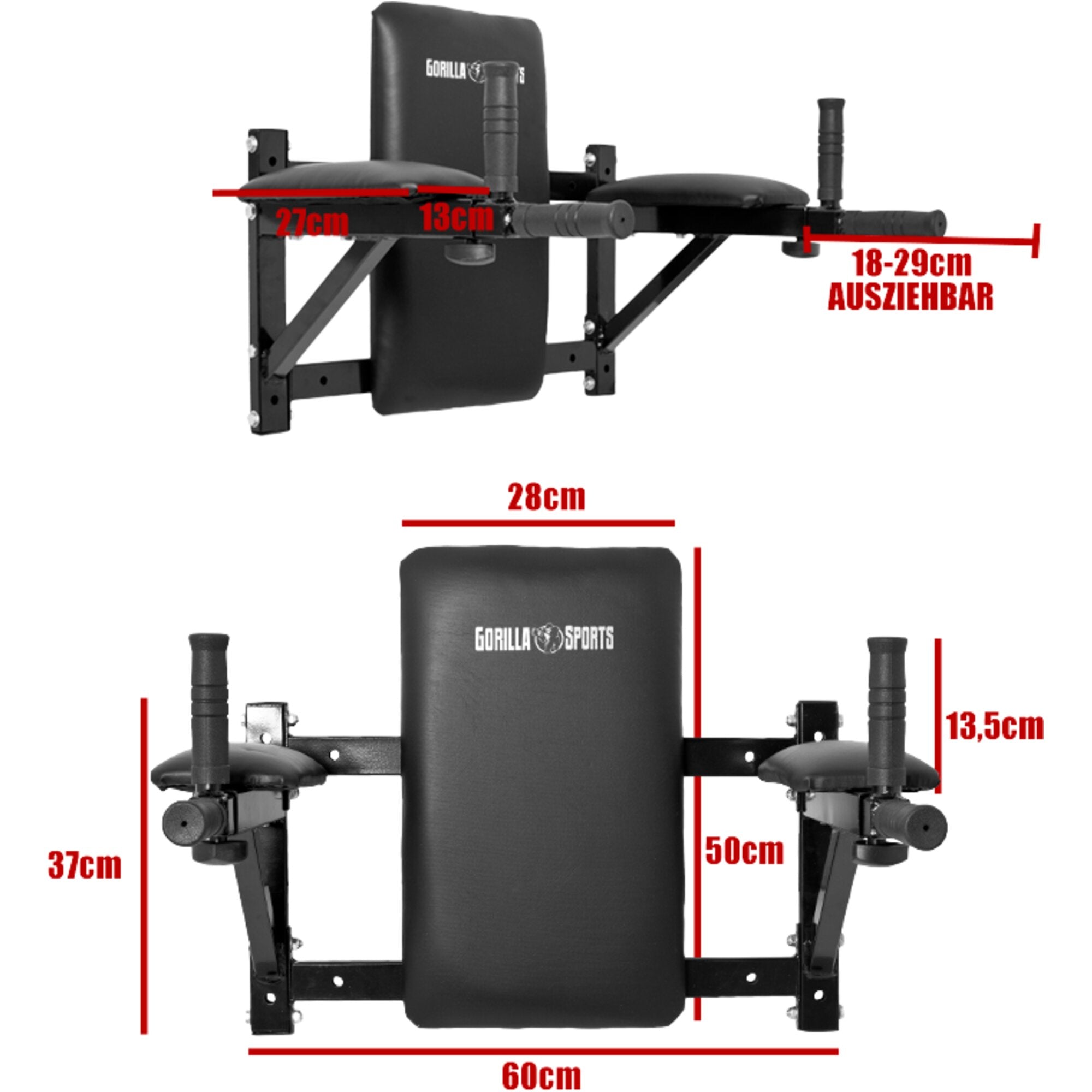 gyronetics-dip-station-wandmontage-mit-r-ckenpolster-schwarz image 3