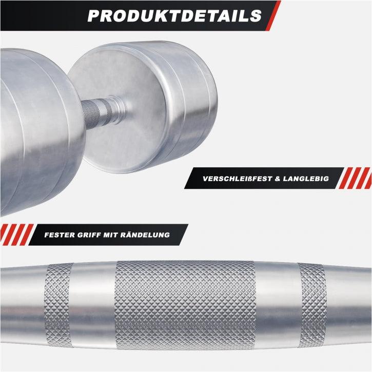 gyronetics-e-series-kurzhantel-chrom-2x1-kg-hantelset image 6