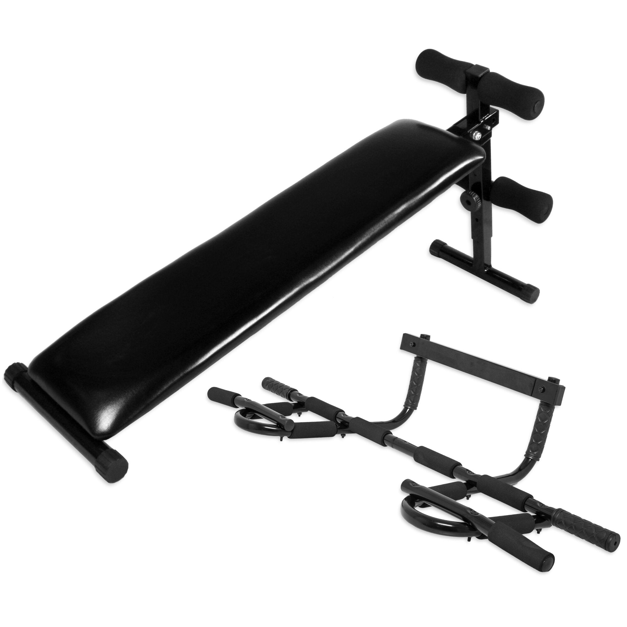 gyronetics-e-series-sit-up-bank-mit-pull-up-bar-set-verstellbar image 1