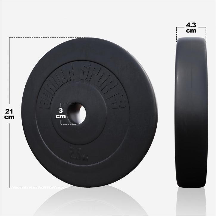 gyronetics-e-series-langhantelset-kunststoff-60-kg-sternverschluss image 5