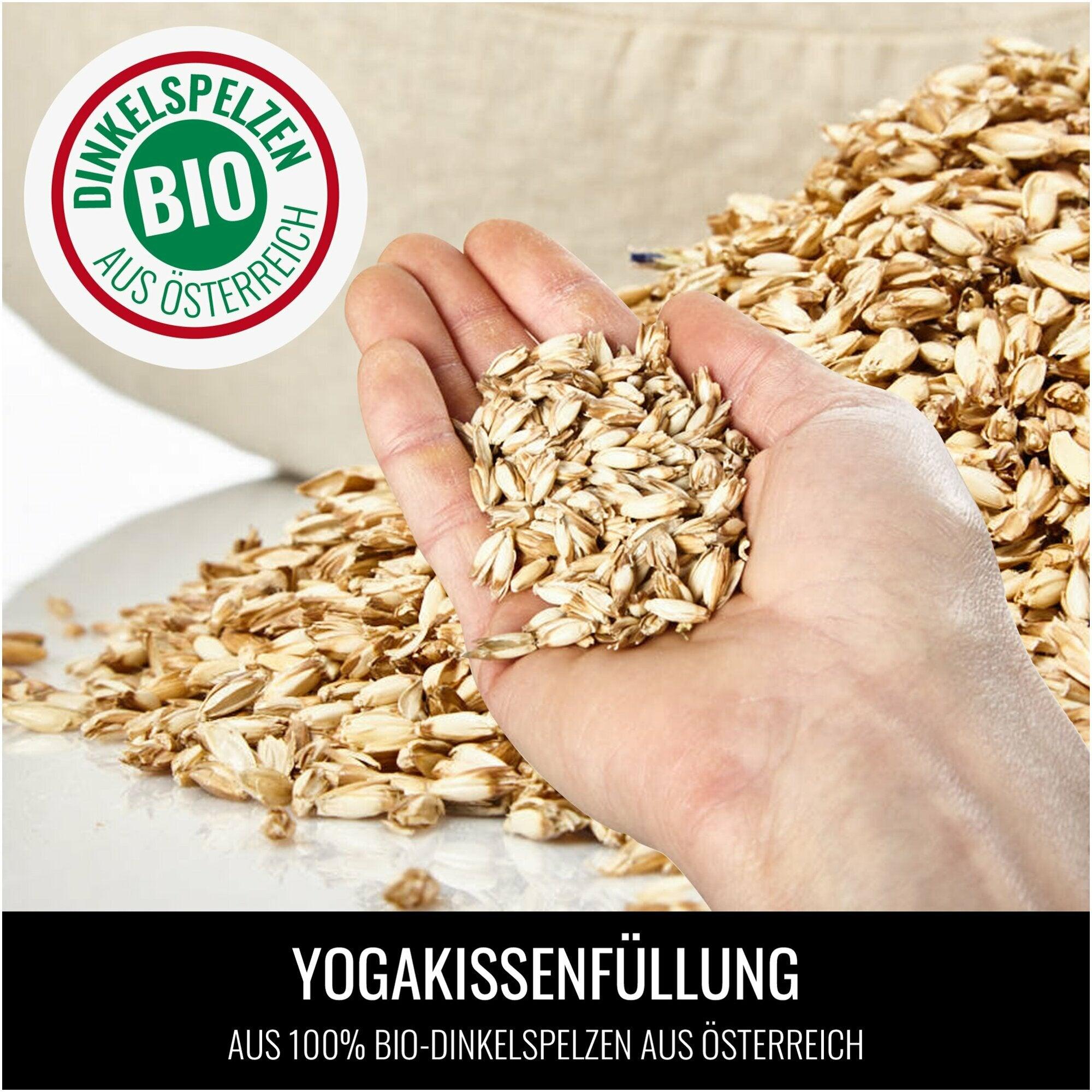 gyronetics-e-series-yogakissen-rund-schwarz-30-cm-dinkelspelz image 8