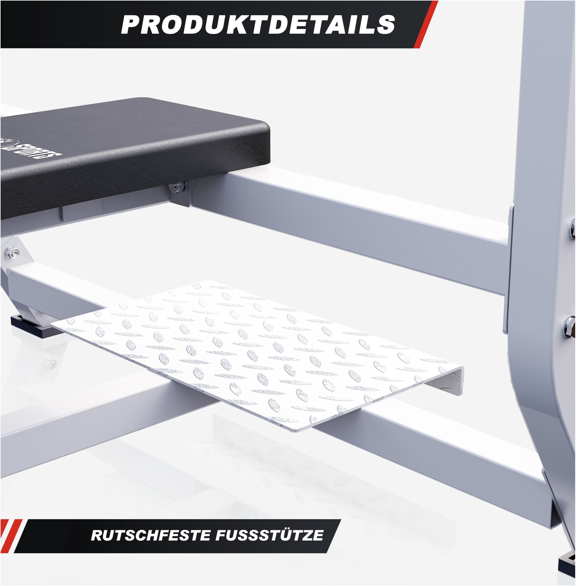 gyronetics-e-series-hantelbank-schwarz-extra-breite-ablage image 5