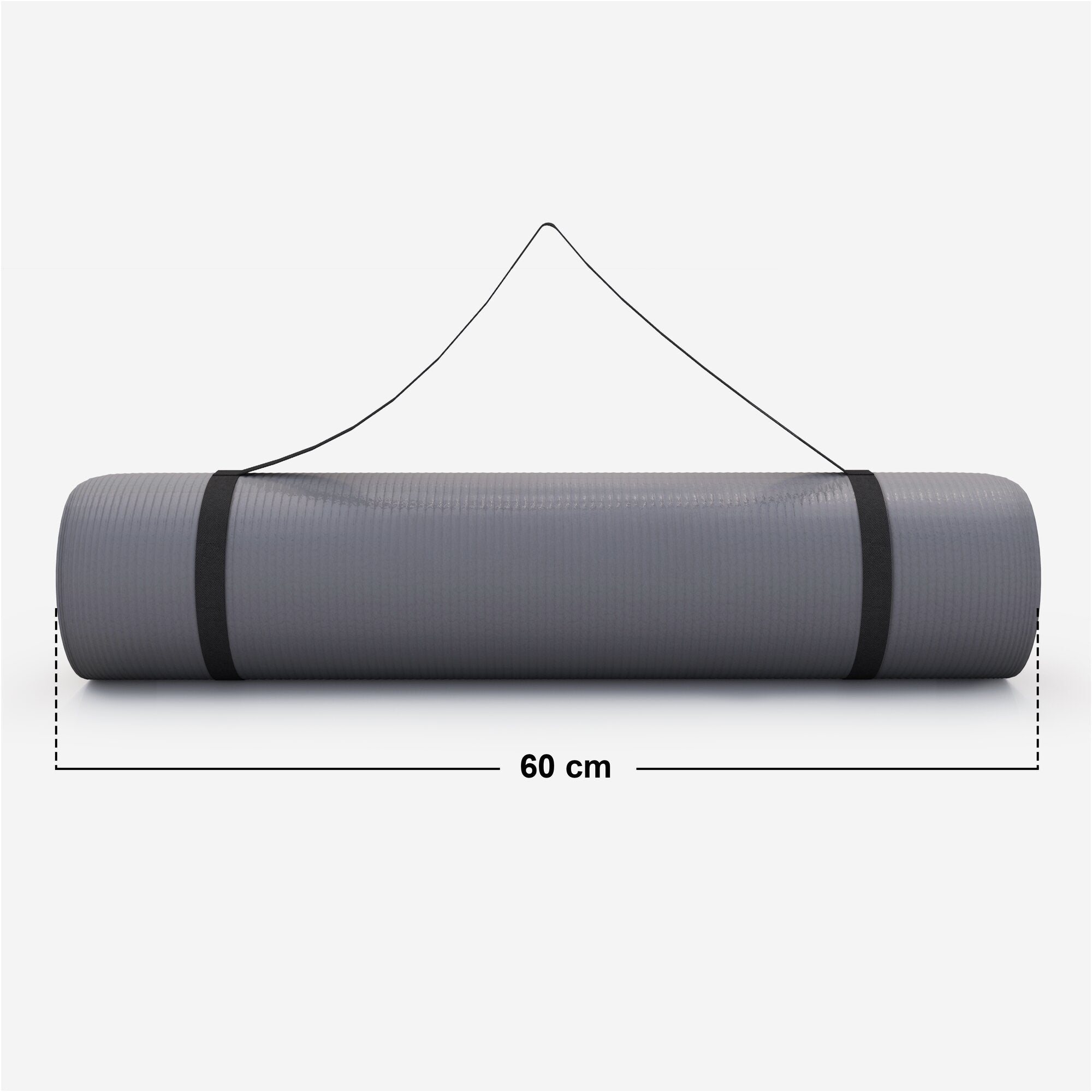 gyronetics-e-series-yogamatte-schwarz-190x60x1-5-cm-mit-gurt image 8