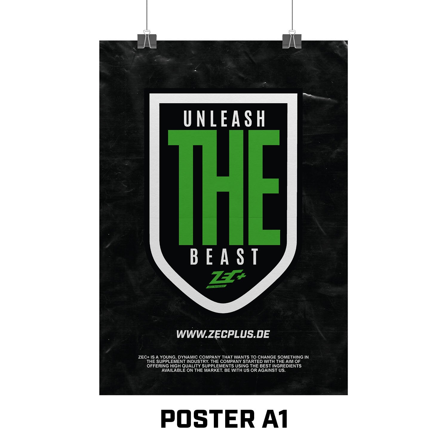 zec-poster-a1-punish-gym-fitness-wandposter image 2