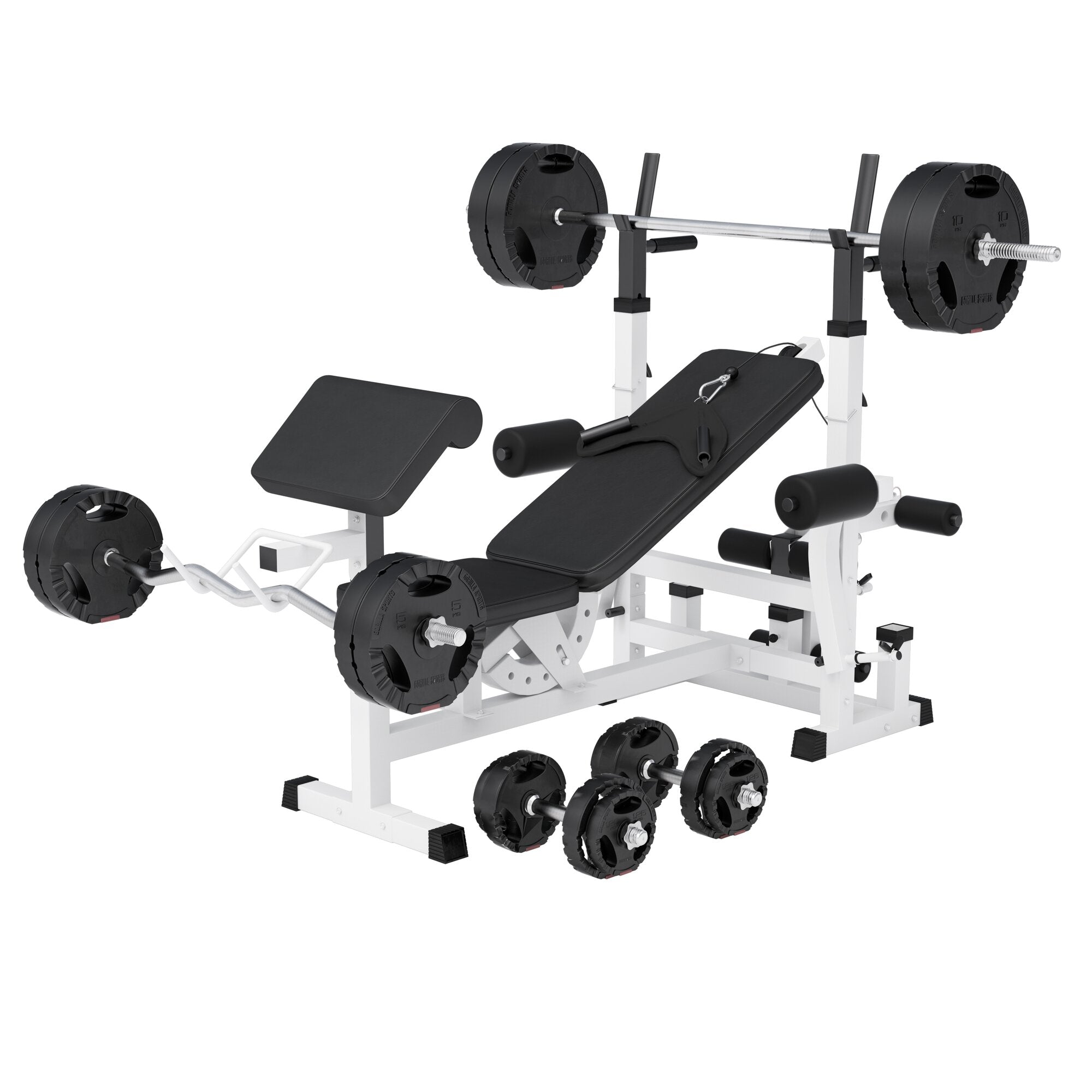 gyronetics-e-series-kraftstation-universal-100-kg-hantelset-schwarz image 5