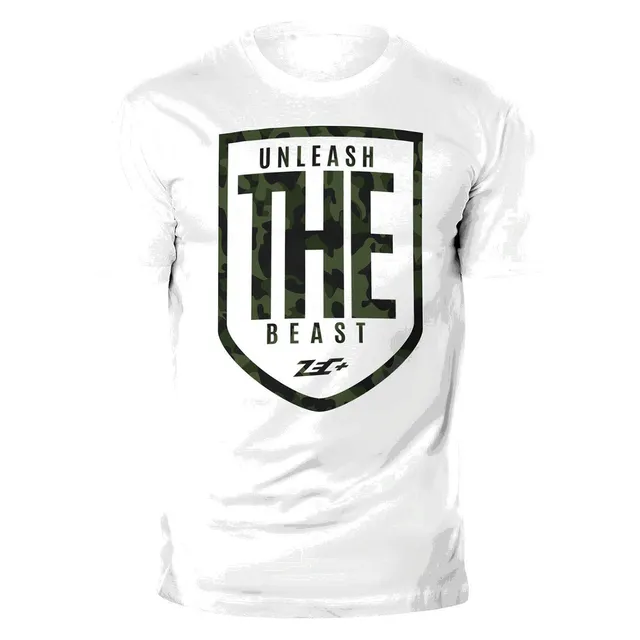 zec-unleash-the-beast-t-shirt-herren-wei-baumwolle image 1