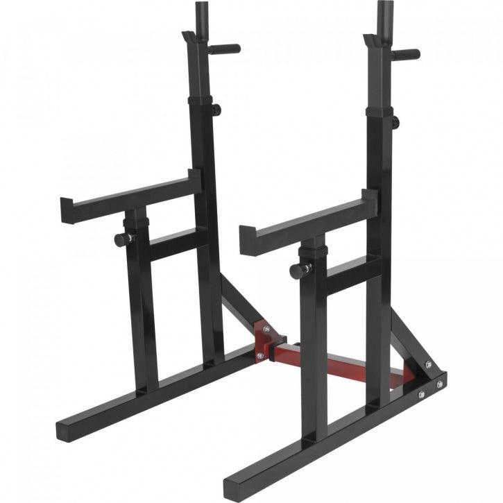 gorilla-sports-e-series-squat-rack-langhantel-set-40-kg-verstellbar image 7