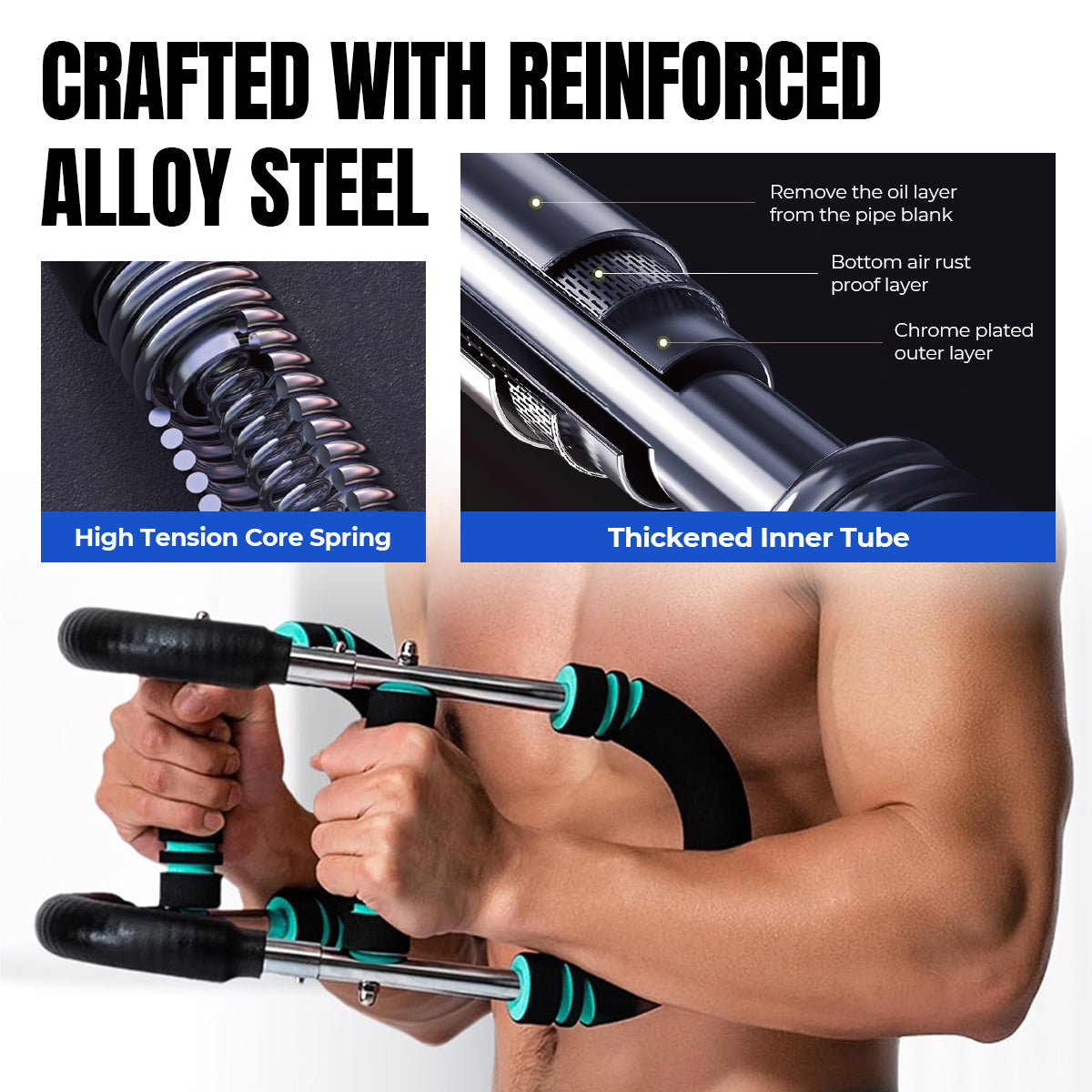 relife-arm-trainer-twister-bar-60-110lbs-federstab-brustexpander image 3