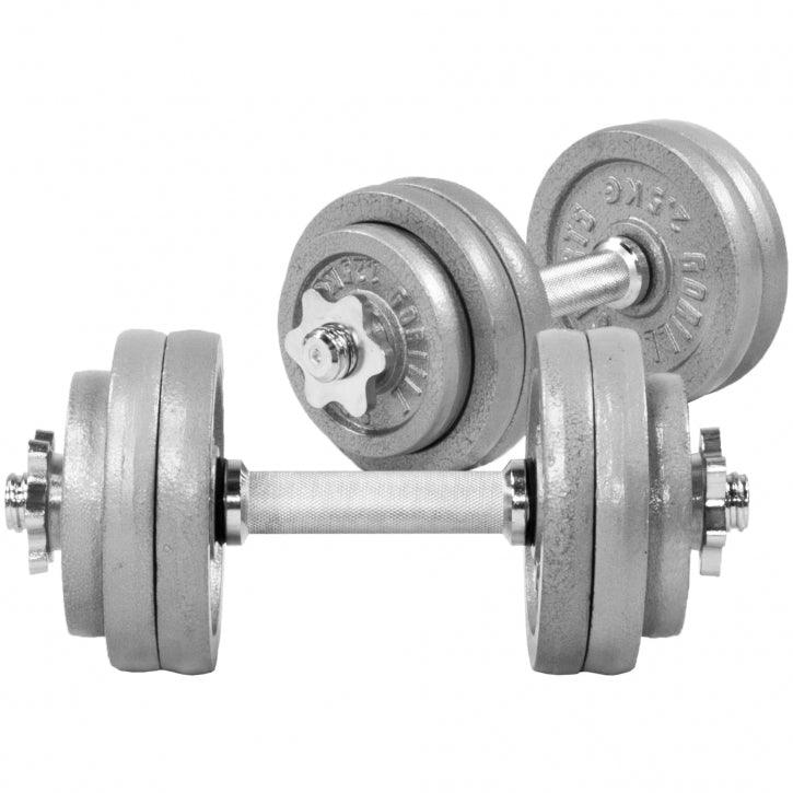 gyronetics-e-series-kurzhantel-set-30-kg-gusseisen-schwarz image 1
