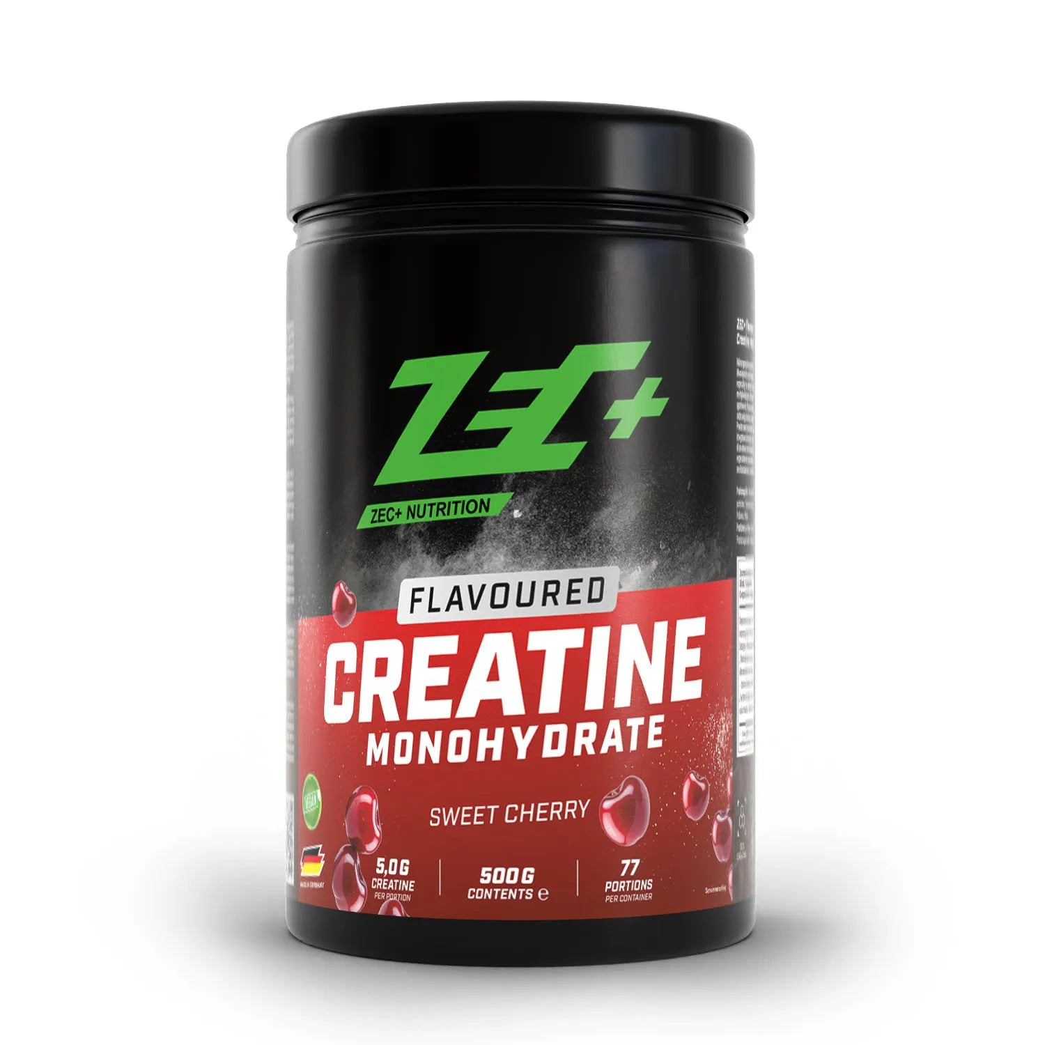 zec-flavoured-creatine-monohydrate-pulver-500g-sweet-cherry image 1