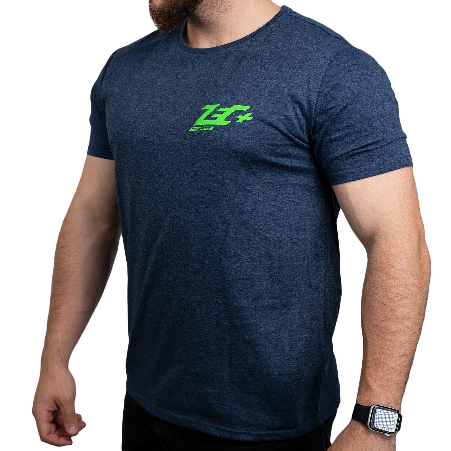 zec-t-shirt-melange-herren-gr-m-schwarz-baumwolle image 4
