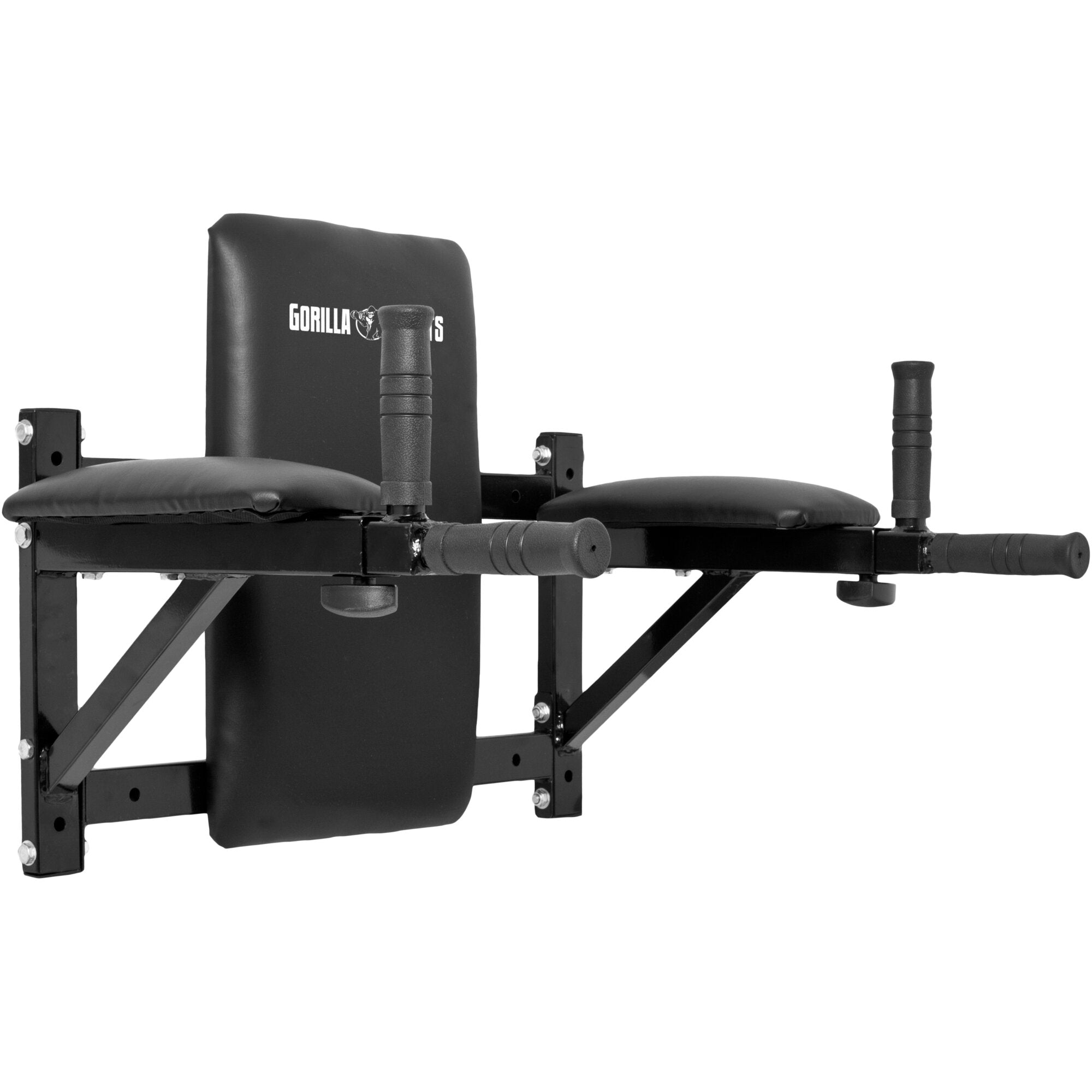 gyronetics-dip-station-wandmontage-mit-r-ckenpolster-schwarz image 1