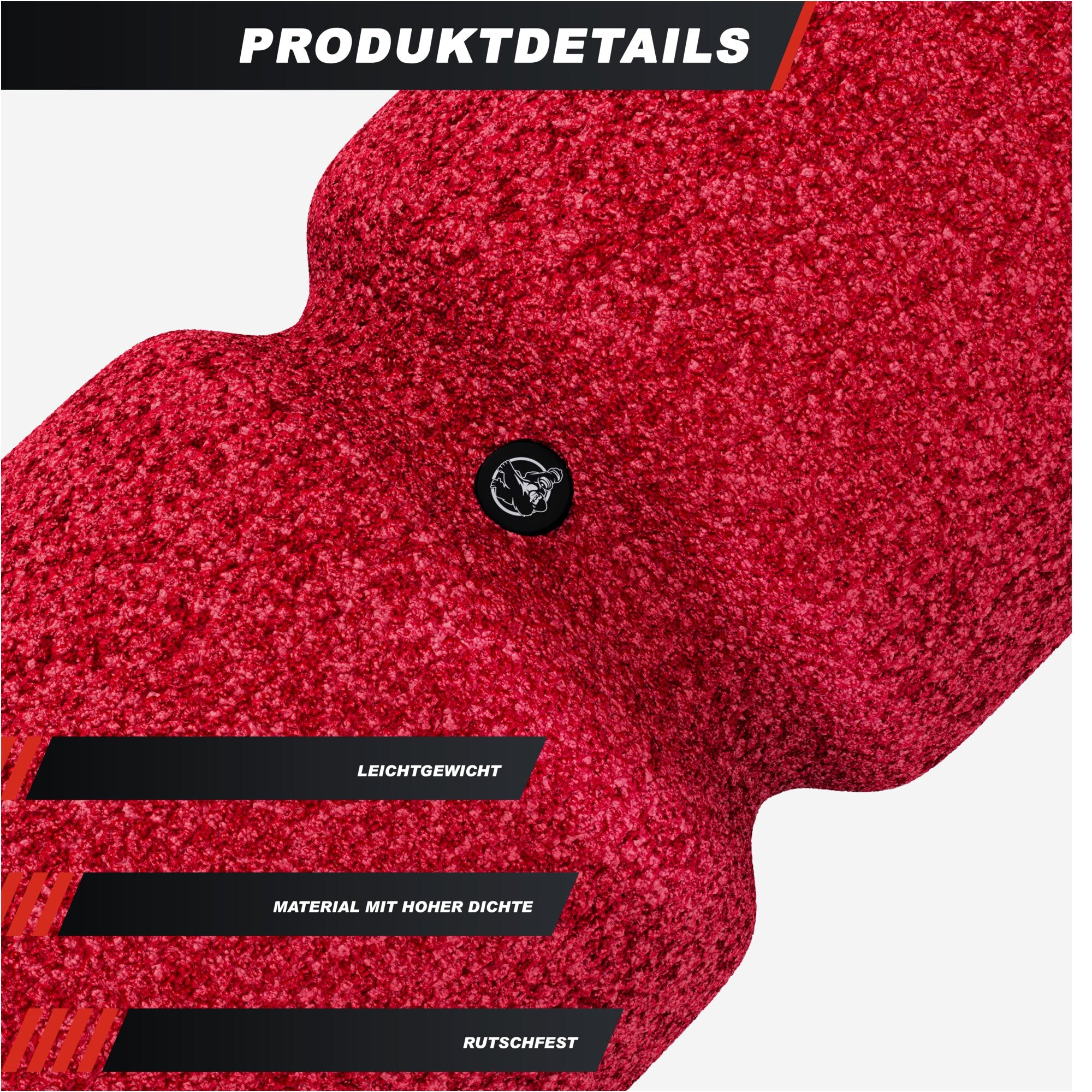 gyronetics-e-series-faszienrolle-38-cm-schwarz-epp-mit-rille image 4