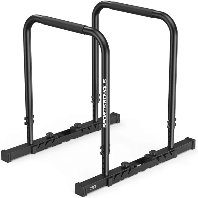 sportsroyals-dip-bars-dip-barren-verstellbar-schwarz-300-kg image 1