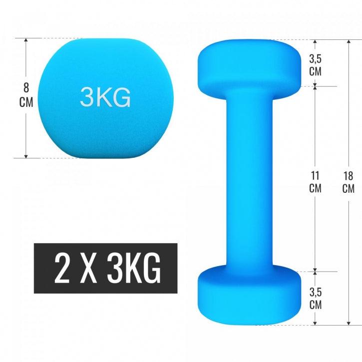 gyronetics-e-series-kurzhantel-set-12-kg-neopren-mit-koffer image 6